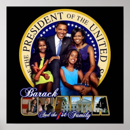 First Family Obamas Poster