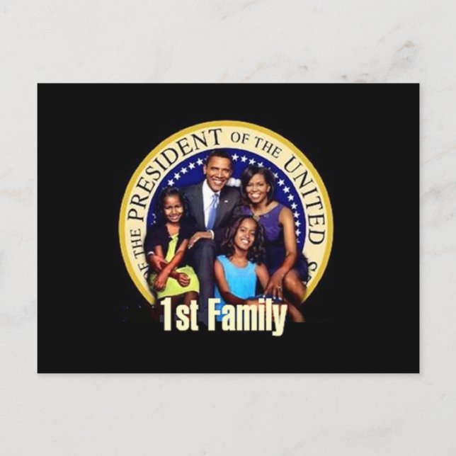 FIRST FAMILY Postcard (Front)