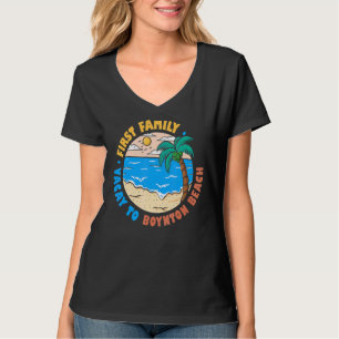 First Family Vacay To Boynton Beach Vacation Souv T-Shirt