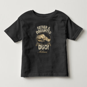 First Father Day Father Daughter Duo Custom Toddler T-shirt