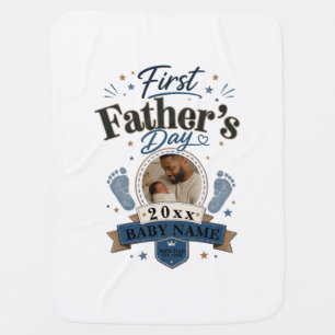 First Father’s Day Baby Blanket