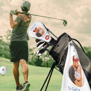 First Father’s Day Custom Photo   New Dad & Baby Golf Head Cover