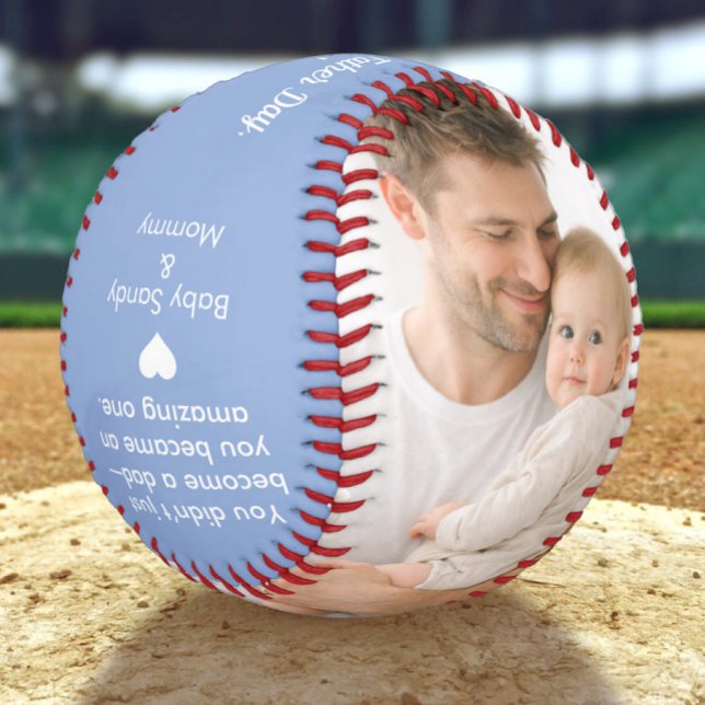 First Father’s Day Nailed It Keepsake Customizable Baseball (Creator Uploaded)