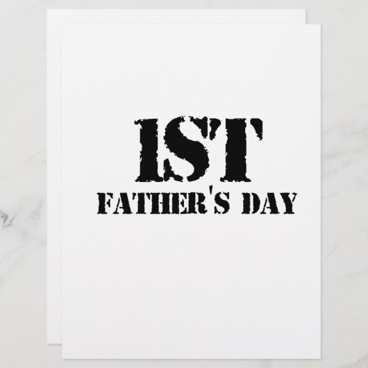 First Father's day (Front/Back)