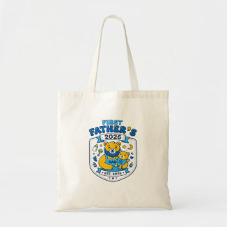 First Father's Day 2026 Best Cub Dad Tote Bag