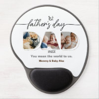 First Father's Day 3 Photos Collage