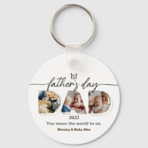 First Father's Day 3 Photos Dad cutout