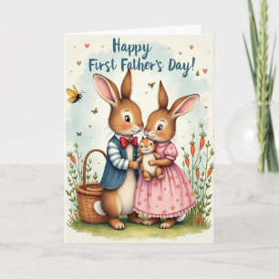 First Fathers Day Art Card