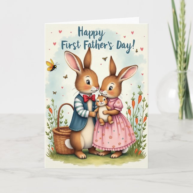 First Fathers Day Art Card (Front)