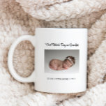 First Father's Day as Grandpa New Baby Photo Coffee Mug<br><div class="desc">Celebrate grandpa on his first fathers day with this personalized photo coffee mug.  All text can be customized.  Add your own photo to create a truly unique gift for his first fathers day as grandpa.</div>