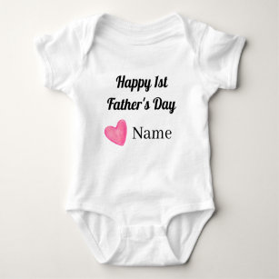 dads first fathers day onesie