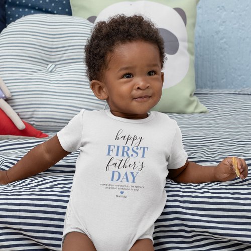 First Fathers Day Baby Bodysuit