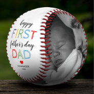 First Father's Day Baseball at Zazzle