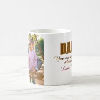 First Fathers Day Custom Photo Dada Milestone Coffee Mug