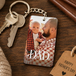First Father's Day Dad Keychain