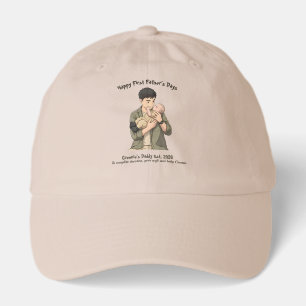 First Father's Day Daddy est 2026 Anime Light Hat