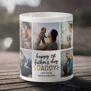 First Father's Day Daddy Photo Coffee Mug