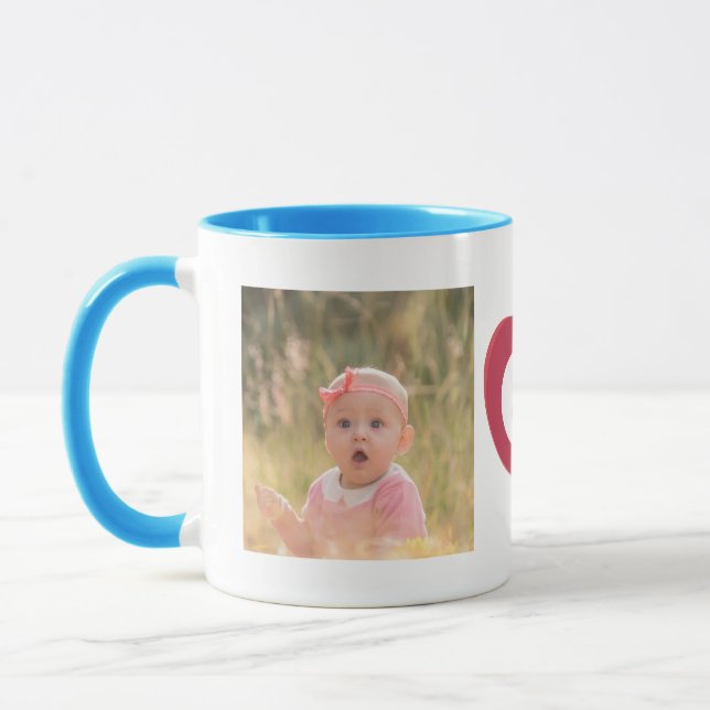 First Father's Day Daddy You're The Best Photo  Mug (Left)