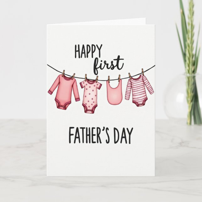 First Fathers Day Garments Card (Front)