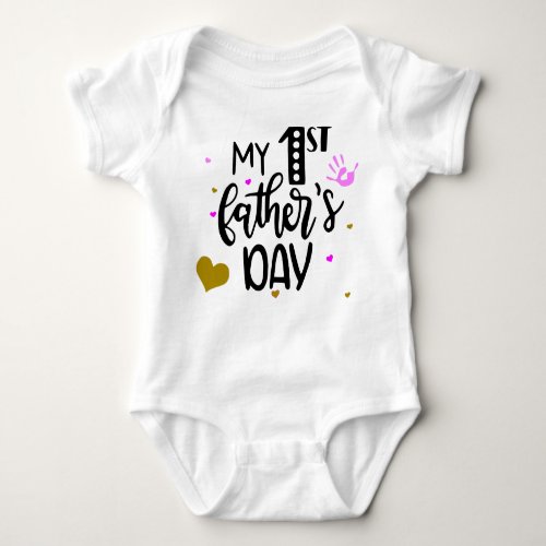 First Fathers Day ___Girl Bodysuit