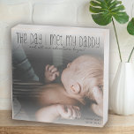 First Father's Day I Met My Daddy Keepsake Wooden Box Sign<br><div class="desc">Add a photograph of your baby on the day they met their daddy,  as well as their name and date of birth for a first Father's Day or Chirstmas gift that will be treasured forever.</div>