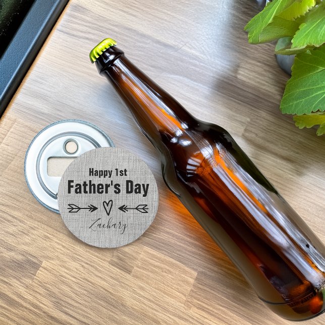 First Father's Day Personalized Bottle Opener (First Father's Day Personalized Bottle Opener)