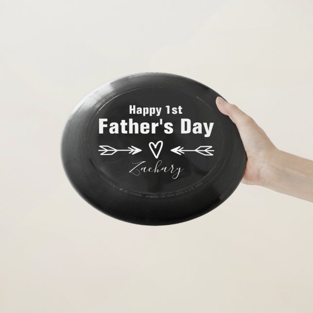 First Father's Day Personalized Wham-O Frisbee (In Hand)
