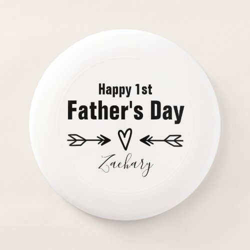 First Fathers Day Personalized Wham_O Frisbee