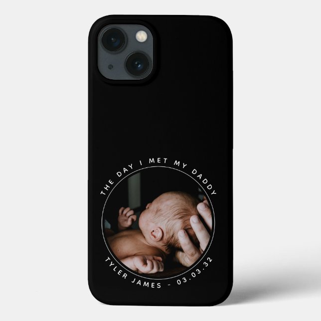 First Father's Day Photo  Case-Mate iPhone Case (Back)