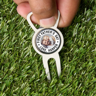 First Father's Day Photo Divot Tool