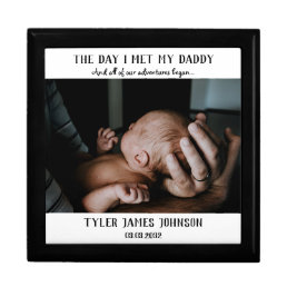 First Father&#39;s Day Photo Gift Box