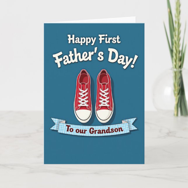 First Fathers Day Sneaker Card (Front)