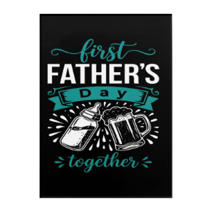 First Father's Day Together Acrylic Print