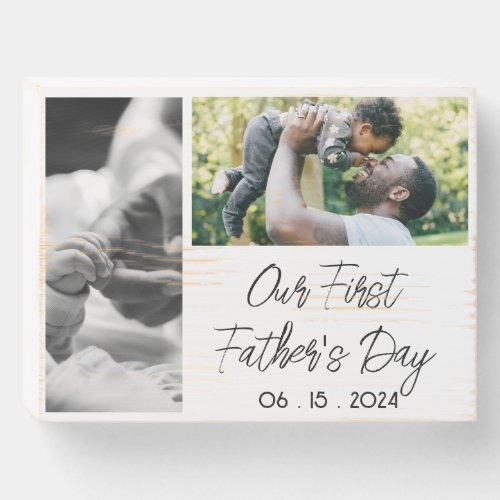 First Fathers Day Together Plaque Customized 