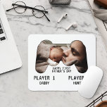 First Father's Day Video Game Player Photo Mouse Pad<br><div class="desc">The perfect personalized gift for your video or PC gamers who are fathers,  fathers-to-be,  new fathers or husbands on Father's Day or his birthday. Customize with your own family photos.</div>