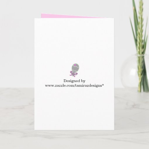 First Father's Day with Message Baby Girl Card | Zazzle