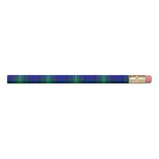 First Fibonacci Plaid Nerdy Math Tartan Pencil