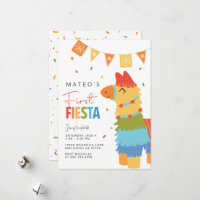 First Fiesta Birthday Invitation • Piñata
