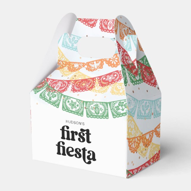 First Fiesta Favor Boxes (Front Side)