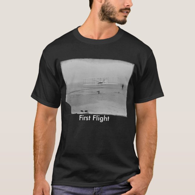 First Flight Hostorical photo T-Shirt (Front)