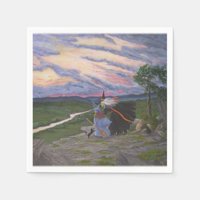 "First Flight!" Napkins (Front)