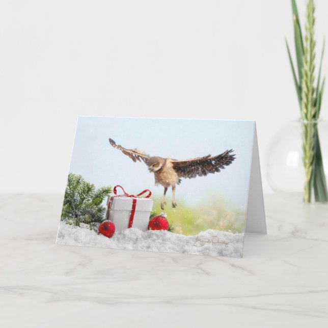 First Flight on Christmas - 5x7 Holiday Card (Front)