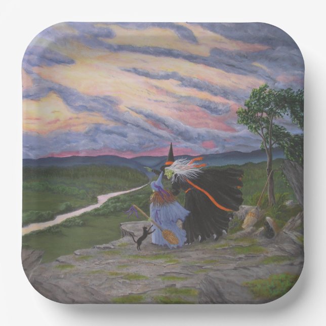 "First Flight" Paper Plates (Front)