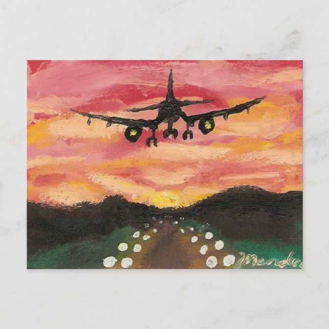 First Flight Postcard (Front)