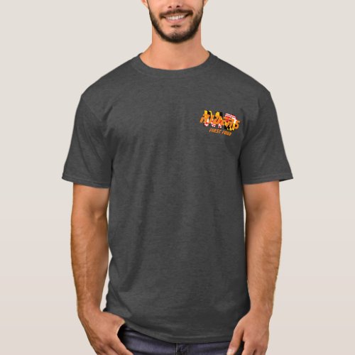 First Four MDRiders front Logo back T_Shirt