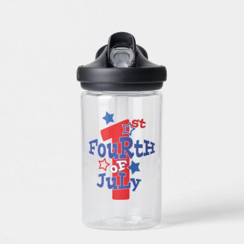 First Fourth of July Water Bottle