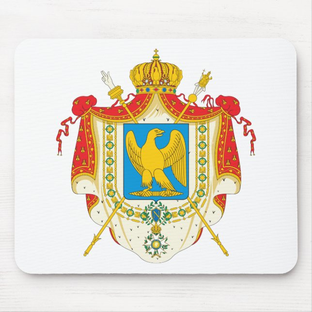 First French Empire Coat of Arms (1804) Mouse Pad (Front)