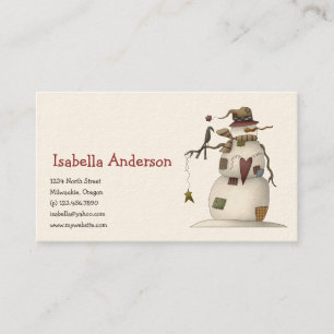 First Frost · Snowman & Crow Business Card
