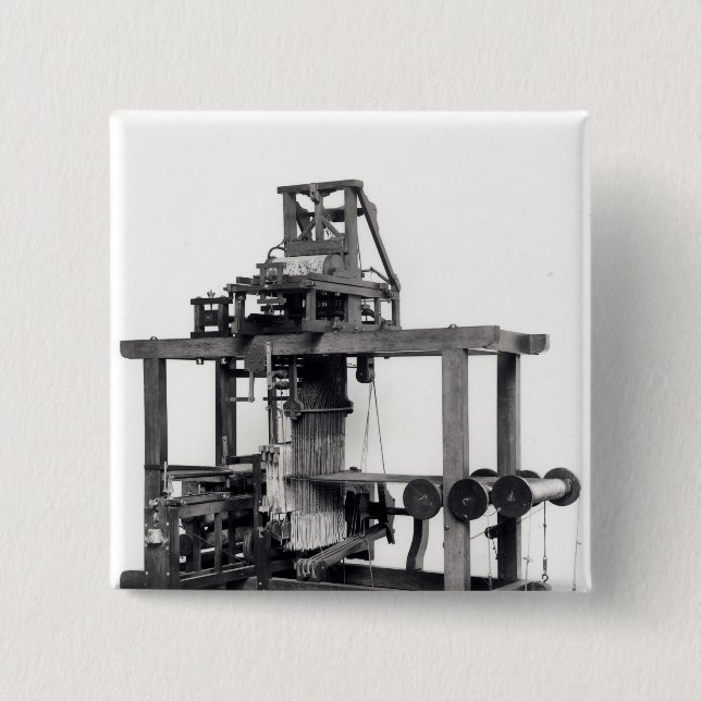 First fully automated loom pinback button (Front)