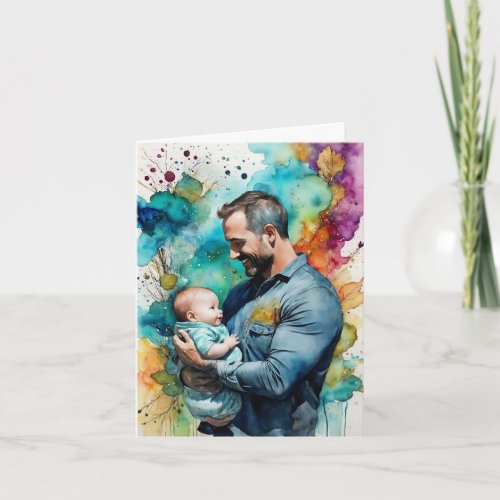 First Gaze _ A Fathers Day Card